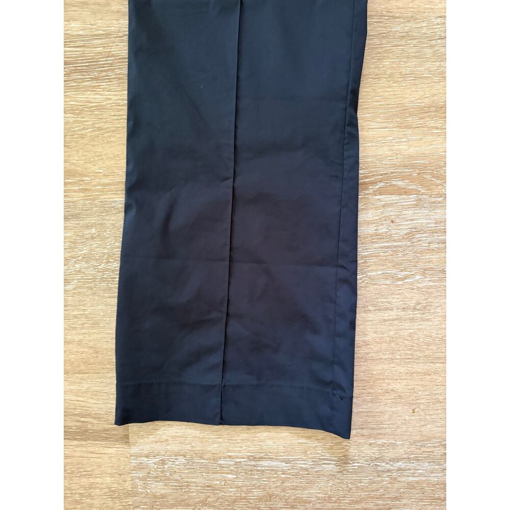 MeiMeij Italy Pull-On Tailored Trousers Dark Navy Blue Stretch Pants - Picture 2 of 8